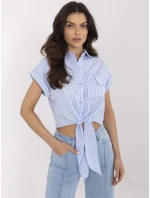 Košile NM BZ KA 01147.62P bílo-modrá