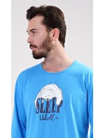 Pánské pyžamo dlouhé Sleep well Pánské pyžamo dlouhé Sleep well