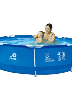 OVÁLNÝ RÁMOVÝ BAZÉN S FILTRAČNÍM ČERPADLEM 360X76CM ENERO