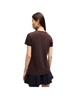 Dámské tričko Puma ESS Small No.1 Logo Tee(s), tmavě hnědé, 682373, 33 Dámské tričko Puma ESS Small No.1 Logo Tee(s), tmavě hnědé, 682373, 33