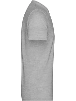 Daiber JN 974 Pánské melírované tričko s výstřihem do V 02.0974 grey heather