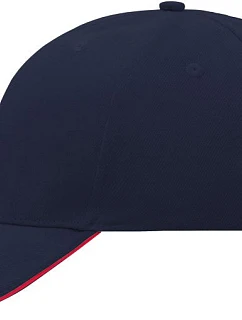 Daiber MB 24 6 panelová sandwich kšiltovka 03.0024 navy/red