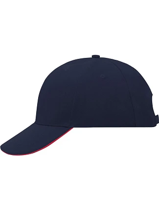 Daiber MB 24 6 panelová sandwich kšiltovka 03.0024 navy/red Daiber MB 24 6 panelová sandwich kšiltovka 03.0024 navy/red