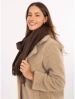 Šála AT SZ 23185.73P tmavě hnědá