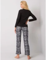 Pyžamo BR PI 3175 černé Pyžamo BR PI 3175 černé