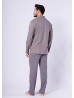 Pyžamo Hotberg 1754 Marcel long/r M-2XL rozepínací