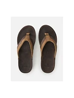 Plážové žabky RIP CURL Bell.S Leather Open Toe, hnědé Plážové žabky RIP CURL Bell.S Leather Open Toe, hnědé
