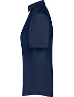 Daiber JN 643 Popelínová business halenka s krátkým rukávem 02.0643 navy Daiber JN 643 Popelínová business halenka s krátkým rukávem 02.0643 navy