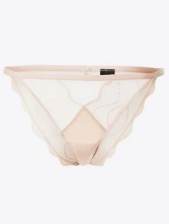 Dámské brazilky QF6949E 7NS béžová - Calvin Klein