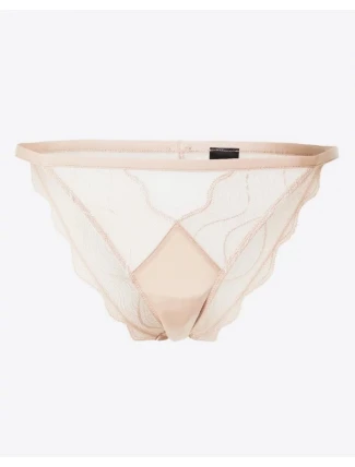 Dámské brazilky QF6949E 7NS béžová - Calvin Klein