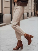 Dámské velbloudí kozačky na podpatku FashionStreet ZY1317