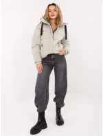 Bunda D50022X44560A1NO světle šedá