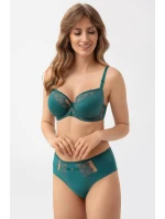 Gorsenia B004 Kasja Brazilské kalhotky Zelená S-2XL