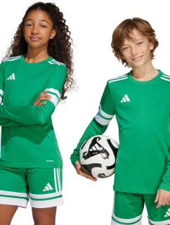 Dětské tričko adidas Squadra 25 s dlouhým rukávem zelené JN7491