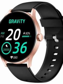 Chytré hodinky Gravity Black and Pink GT2-2 PRO