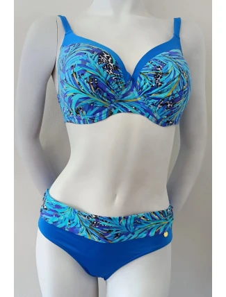 Dámské dvojdílné plavky S940E20 modré - SELF