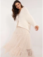 Sukně TW SD BI 883.69 béžová - FPrice Sukně TW SD BI 883.69 béžová - FPrice