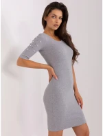 Dámské šaty EM SK HS 20 252.73 Šedá - FPrice Dámské šaty EM SK HS 20 252.73 Šedá - FPrice