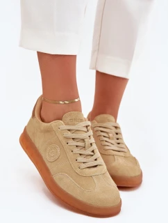 Dámská sportovní obuv RR274849 Béžová s hnědou - Big Star