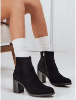 Dámské černé semišové kozačky FashionStreet ZY1247