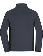 Daiber JN 1860 Pánská strečová fleecová bunda 02.1860 carbon/black