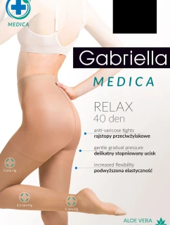 Gabriella Medica Relax 40 DEN Code 111 barva:nero