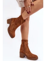 Dámské botky na podpatku Camel Argastis