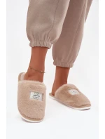 Domácí Obuv Dámské Kožešinové Béžové Maelis