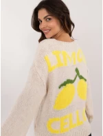 Jumper MI SW 2108.92 světle béžový Jumper MI SW 2108.92 světle béžový