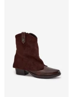 Boty na podpatku  model 217811 Step in style