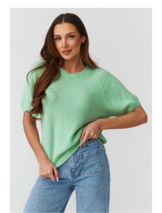 Svetr s krátkým rukávem  model 224078 Makadamia