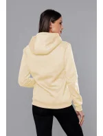 Dámská tepláková mikina v ecru barvě (W02-67) Dámská tepláková mikina v ecru barvě (W02-67)