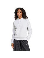 Dámská mikina adidas Essentials Small Logo Feel Cozy světle šedá JN1853