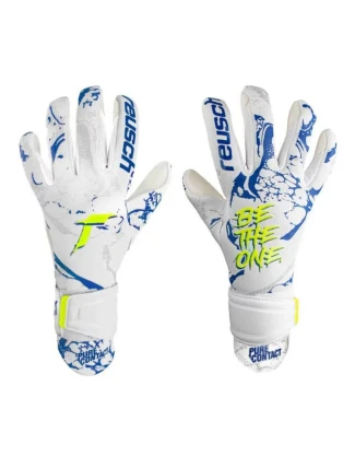 Pánské brankářské rukavice M 5370200-1089 bílo-modré - Reusch Pánské brankářské rukavice M 5370200-1089 bílo-modré - Reusch