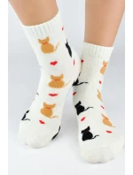 FROTÉ PONOŽKY KOČKY SF010 FROTÉ PONOŽKY KOČKY SF010