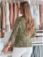 Dámská bunda do pasu MARABELL zelená FashionStreet PY0129