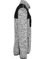 WK WK 9108 Pánská pracovní pletená fleecová bunda 20.9108 light grey melange/black WK WK 9108 Pánská pracovní pletená fleecová bunda 20.9108 light grey melange/black