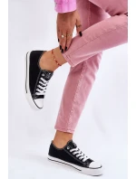 Dámské klasické tenisky černé a bílé Ecoma Dámské klasické tenisky černé a bílé Ecoma