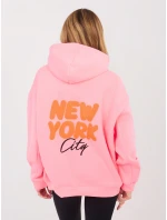 Mikina MJ BL H2587.82 fluo růžová