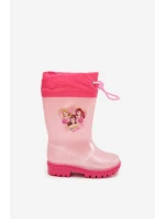 Dívčí dětské holínky „princezny“ Dazzly – růžové