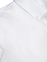 Pánská elegantní bílá košile FashionStreet DX2643 Pánská elegantní bílá košile FashionStreet DX2643