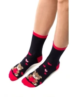 Dámské ponožky Steven art.136 Srdce