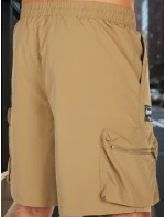 Pánské látkové bojové šortky khaki FashionStreet SX2511