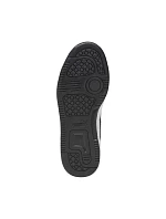 Dětské boty Puma Rebound V6 Lo Mid white and black 393833 01