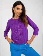 Halenka LK BZ 506521.90 tmavě fialová Halenka LK BZ 506521.90 tmavě fialová