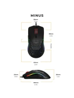 Glorious PC Gaming Race Model O- myš pravá USB Type-A Optical 3200 DPI