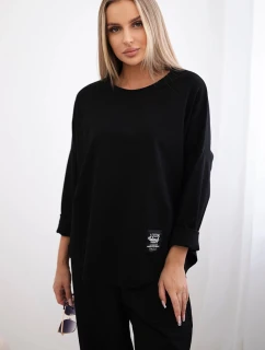 Souprava Punto Milano Winter tepláky + kalhot černý