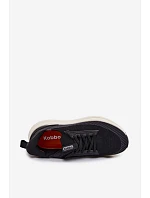 Pánské Sportovní Boty Textilní Slip-Ons Na Platformě Kobbo 102421 Černé
