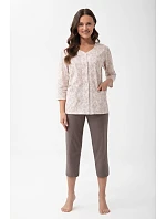 Pyžamo Luna 1305 7/8 M-XL L26 rozepínací