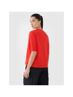 Dámské tričko z vaflového úpletu 4F 4FRSS25TTSHF2651-62S Dámské tričko z vaflového úpletu 4F 4FRSS25TTSHF2651-62S